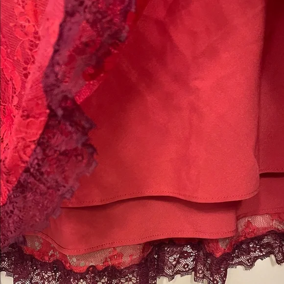 Needle & Thread Red Lace Blouse - Picture 4 of 4